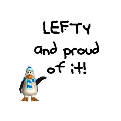 Lefty and proud